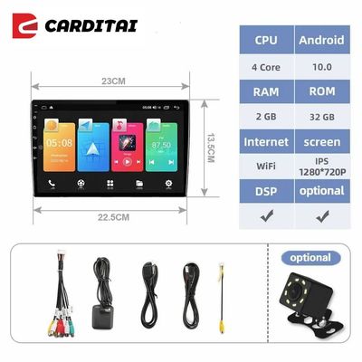 Original FM Transmitter Android Car Stereo with 7/9/10 Inch Touch Screen and GPS Wifi