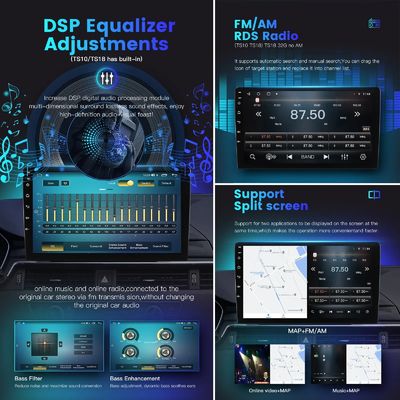 Universal 9 Inch Car Autoradio with Android OS Touch Screen and GPS Navigation System
