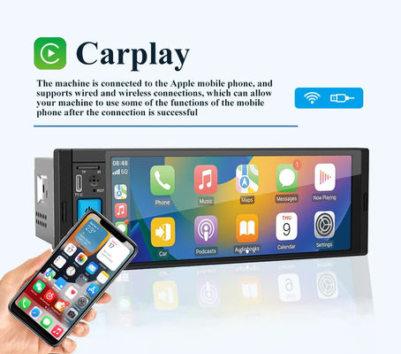 Video Player 6.86" Car Screen Player with Android Auto GPS Navigation and Radio Tuner