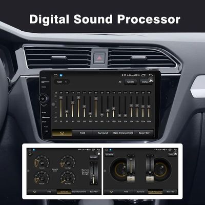 Dashboard Placement 1Din Android System Car Radio with 9/10 Inch Touch Screen and Knob