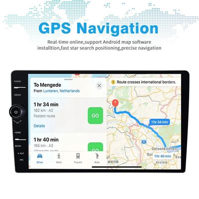 Dashboard Placement 1Din Android System Car Radio with 9/10 Inch Touch Screen and Knob
