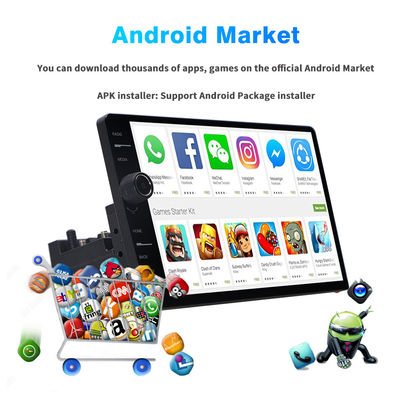 9 Inch Carplay and Android Auto Car Screen Navigation DVD Player Stereo System for Android 10 OS