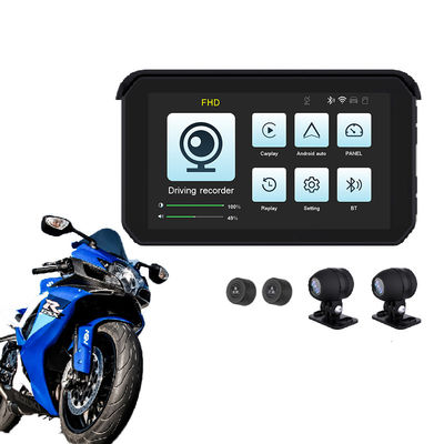 Portable Motorcycle Navigation GPS 5 Inch Wireless Apple Carplay and Android Auto
