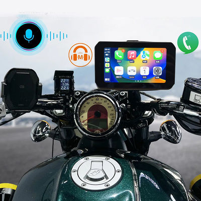 Portable Motorcycle Navigation GPS 5 Inch Wireless Apple Carplay and Android Auto