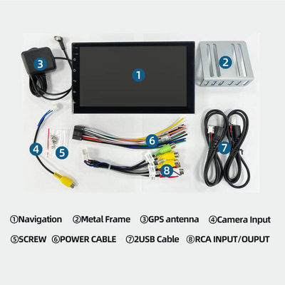 Multi Language Avaiable 7 Inch Android Car Stereo with GPS Navigation and Touch Screen