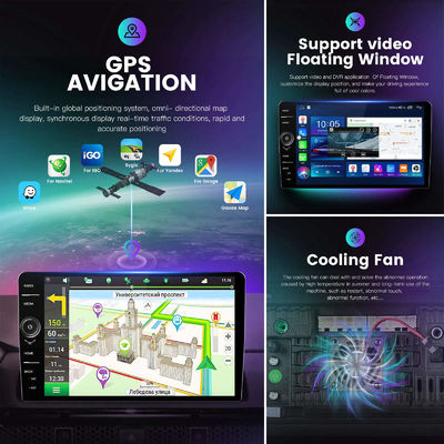 2.5D IPS Car GPS Navigation Auto Radio Multimedia Player for 9 inch Android Car Radio