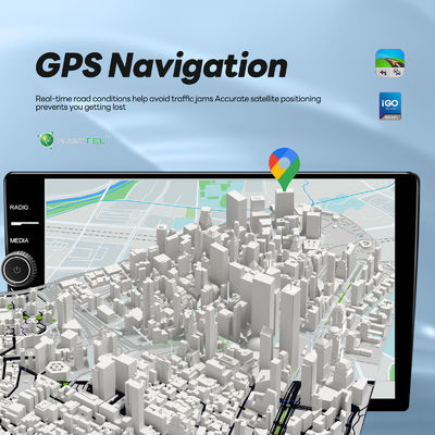 9&quot; Touch Screen Android 10.1 Gps Car Video Player Radio 2 Din 2 32G TS18 Knob Car Multimedia