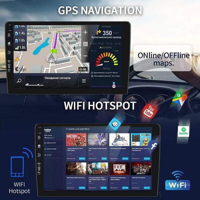 Carditai Android 10 QLED Car Audio 2 32G Head Unit with Built-in GPS and 9/10inch Screen
