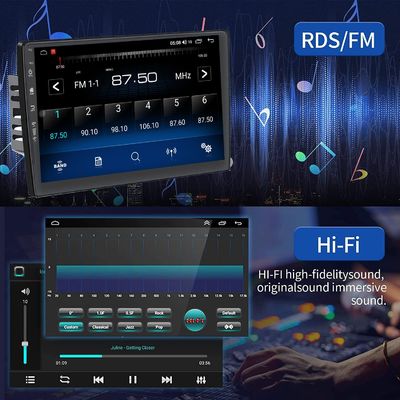 Carditai Android 10 QLED Car Audio 2 32G Head Unit with Built-in GPS and 9/10inch Screen