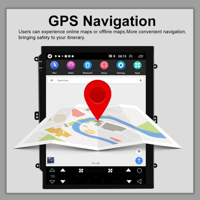 USB Connection 9.7 Inch Vertical Screen Car Radio with 1280*800 Resolution and Stereo