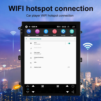 USB Connection 9.7 Inch Vertical Screen Car Radio with 1280*800 Resolution and Stereo
