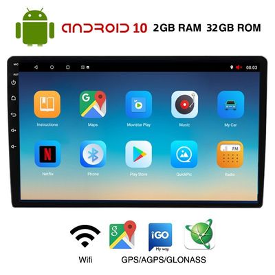 2 64G Car Radio with Rear View Camera Android Auto Carplay GPS Navigation WIFI Bluetooth