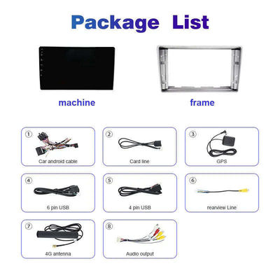 2 64G Car Radio with Rear View Camera Android Auto Carplay GPS Navigation WIFI Bluetooth