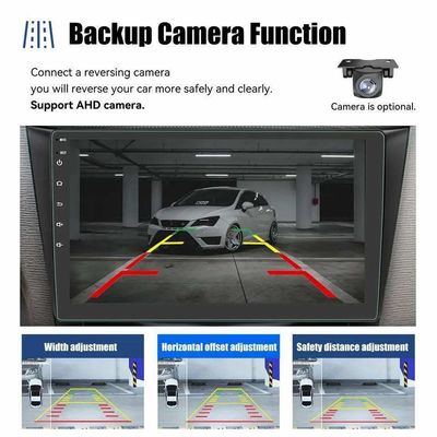 2 64G Car Radio with Rear View Camera Android Auto Carplay GPS Navigation WIFI Bluetooth