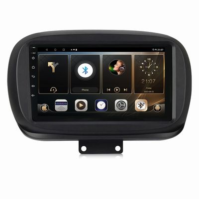 FIAT 500 2007-2015 2 Din Car Stereo Audio Player with AHD 1080P Camera and 4 Core CPU