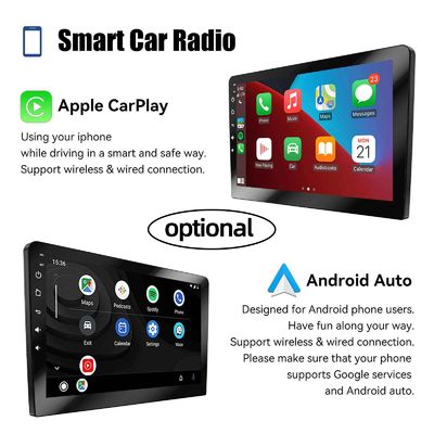 Universal 9&quot; Android10 Car Stereo with WIFI Carplay GPS and Steering Wheel Control