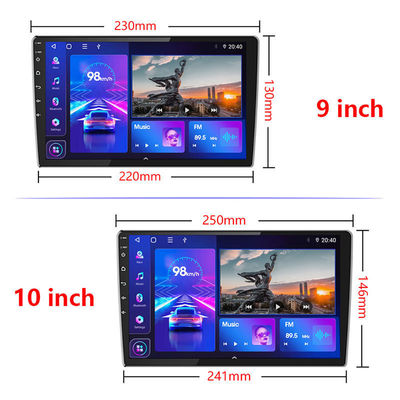10 Inch Touch Screen Universal Car Radio with Multi Language and 2 Din Build-in Design