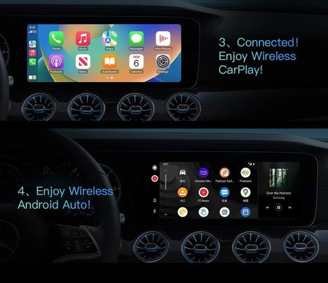 5V±0.2V 1.0A Power Input Carplay AI Box 8GB 128GB Built-in GPS Wifi Wireless Streaming Box