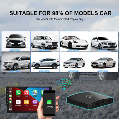 5V±0.2V 1.0A Power Input Carplay AI Box 8GB 128GB Built-in GPS Wifi Wireless Streaming Box