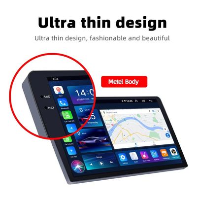 CarPlay Function 9inch Car Radio Android12 Car Panel Screen 5G WiFi Car DVD Player GPS Navigation