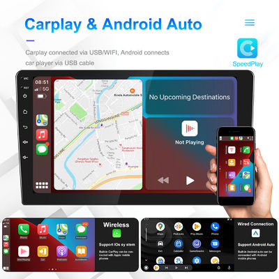 Universal Car 2 Din Android12 Carplay Gps TS7 Player with Multi Language Support
