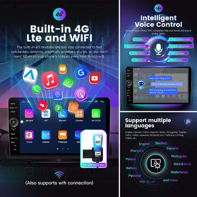 8 128G Car Radio DSP Android Auto GPS System for Toyota Camry 8 Core Android Player