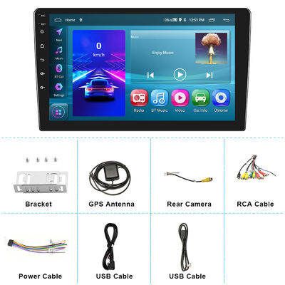 Universal Car 2 Din Android12 Carplay Gps TS7 Player with Multi Language Support