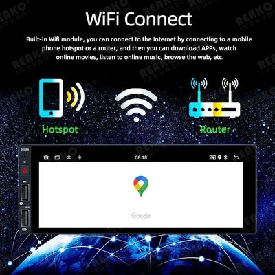 Bluetooth Function 1 Din Car Radio Audio Screen with FM Aux Input Receiver and OLED Screen