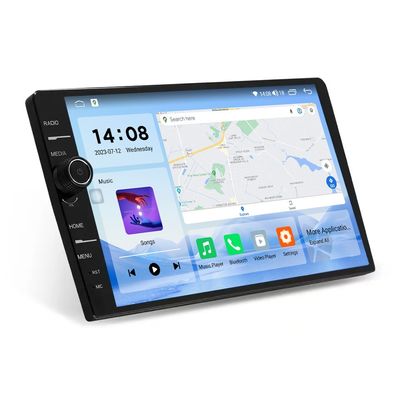 TS18 Stereo Knob Android Car Radio with 360 Degree Rotation and 1280*800 Resolution