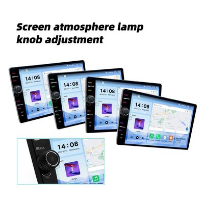 TS18 Stereo Knob Android Car Radio with 360 Degree Rotation and 1280*800 Resolution