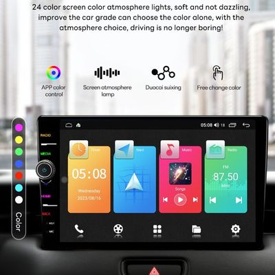 Dashboard Placement 8&quot; Stereo Car Radio with GPS Navigation and Wireless Android Auto