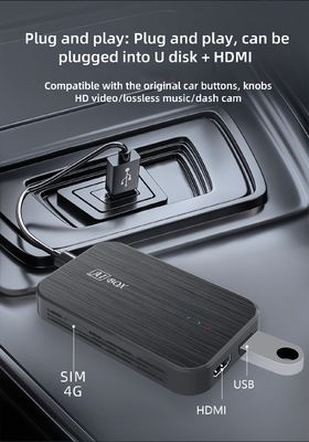 Wireless Android Auto and Apple Carplay Media Box with Other Design Style Portable