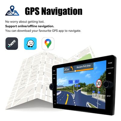 8 inch 2din Android 13 Car Stereo with QELD Screen GPS Wifi and Camera Full-fit Design