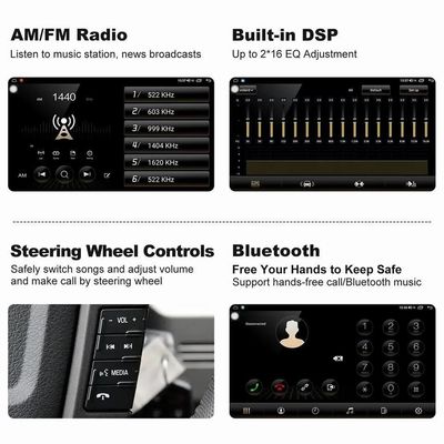Universal 2DIN Stereo Radio GPS Car Multimedia Video Player for Android 7 9 10 Inch