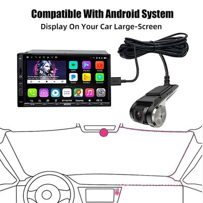 USB Car Dash Cam HD 1080P 170° Wide Angle Recorder Front ADAS Android DVR Night Version