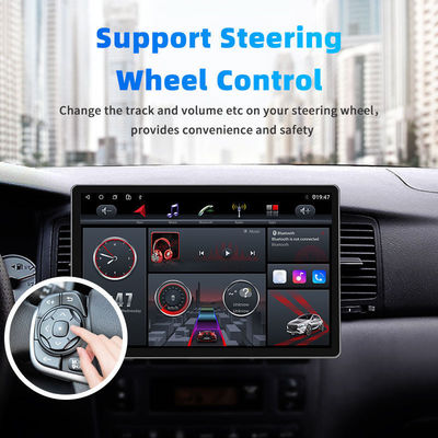 Touch Screen Android Car Radio 2.5D GPS Navigation Multimedia Player 1Din 13&quot; Universal