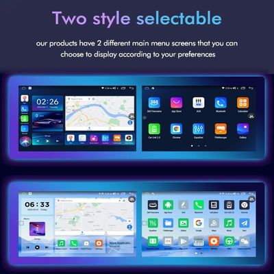 9Inch Car DVD Player Android Navigation with 6 128 GB 4G Wifi Gps Dsp Rds AM Double Din Car Radio