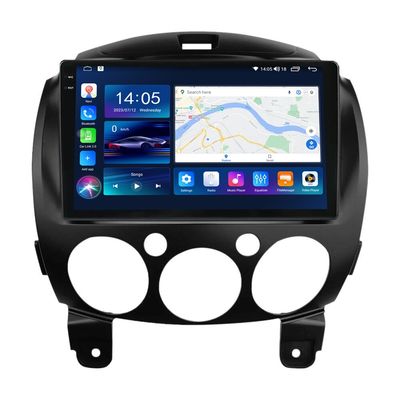 Build-in 2DIN CarPlay 4G Wifi BT Autoradio Audio DVD GPS Multimedia Player For Mazda 6 2002-2008