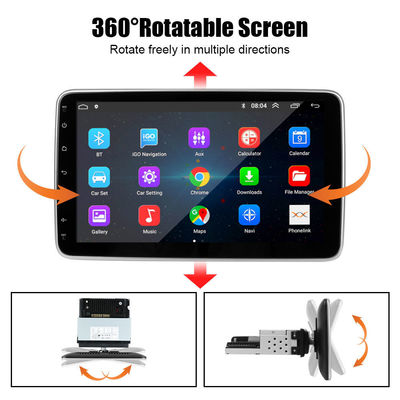 Suppoort 10inch Android Car Radio 360 Rotation Multimedia Player GPS IPS Touch Screen HD Display FM Bluetooth