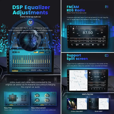 9 Inch 2din Touch Screen Android Car Radio with GPS Navigation and Dashboard Placement