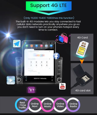 Uniersal Car Model 9.7 inch 2 din Double Din Android 12 Car DVD Player with GPS and Bluetooth
